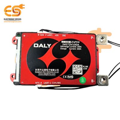 Smart BMS LiFePO4 24S 72V 100A Common Port with Balance